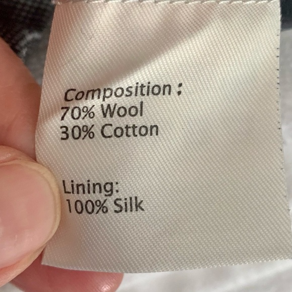 3.1 PHILLIP LIM Vintage Wool Blend Skirt Black & White Textured - Picture 14 of 15